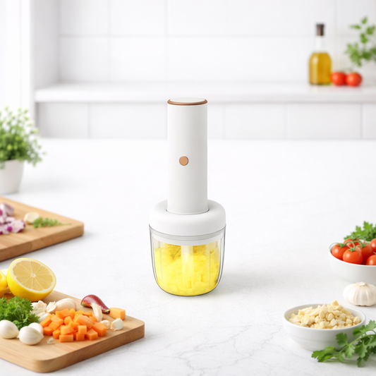 1 pc Electric Food Processor – Mini Portable Vegetable Chopper