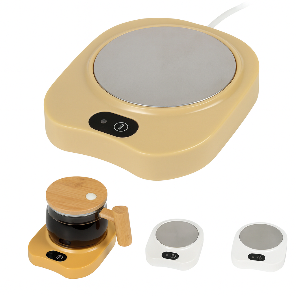 Electric Cup Warmer – Coffee & Tea Mug Heating Plate with Touch Control