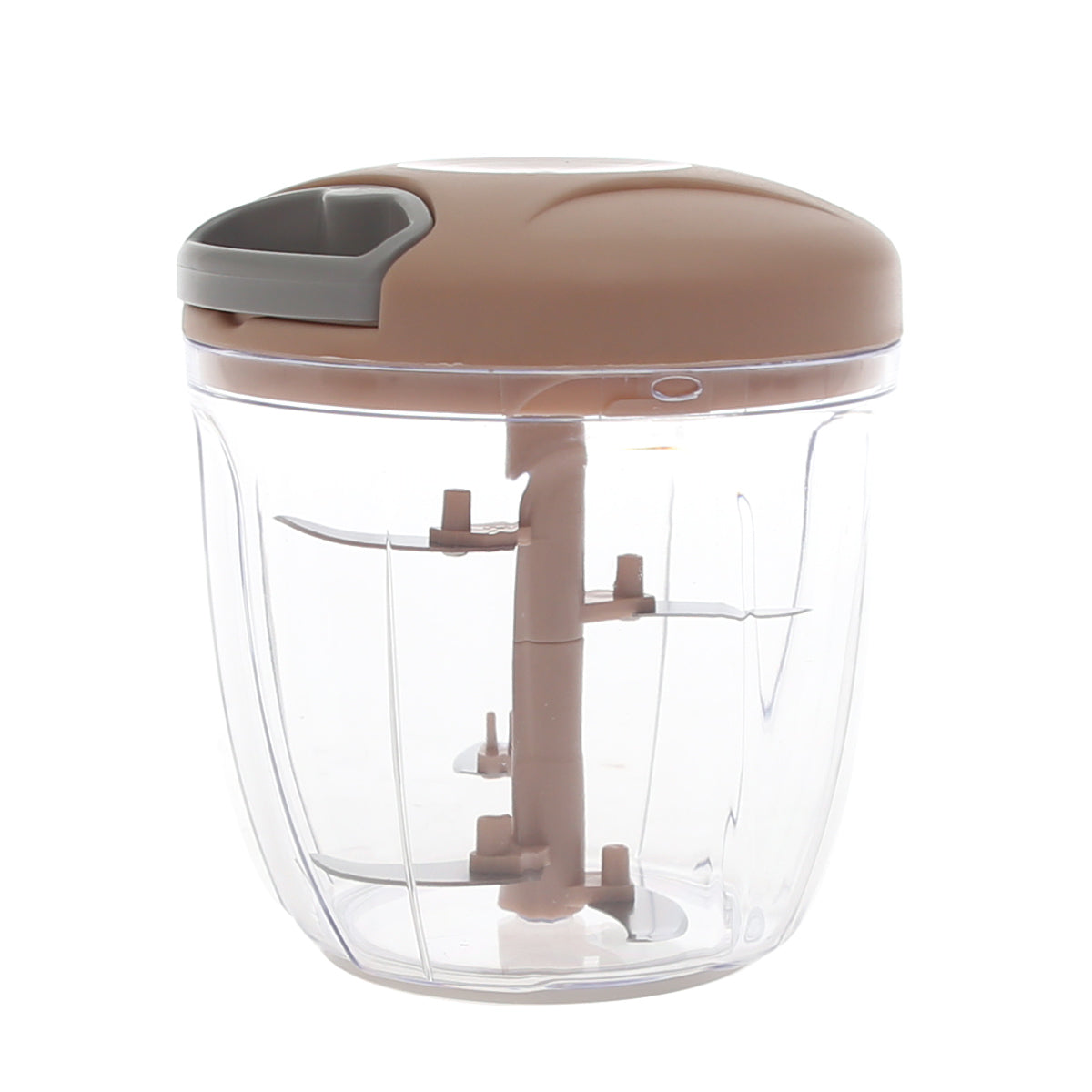 1Pc Manual Food Chopper (Assorted) – 900ml Hand‑Pull Vegetable & Fruit Dicer
