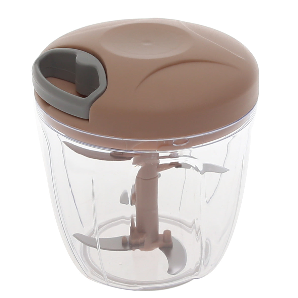 1Pc Manual Food Chopper (Assorted) – 900ml Hand‑Pull Vegetable & Fruit Dicer