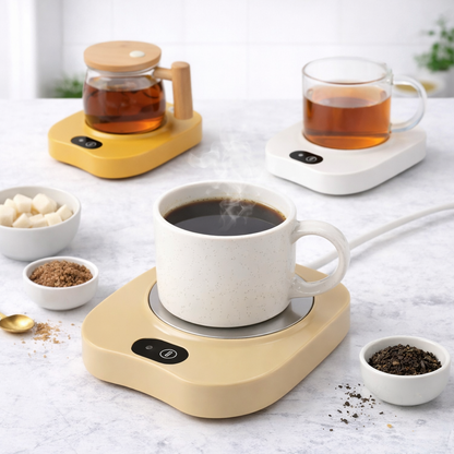 Electric Cup Warmer – Coffee & Tea Mug Heating Plate with Touch Control