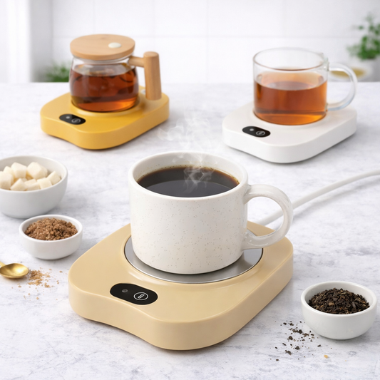 Electric Cup Warmer – Coffee & Tea Mug Heating Plate with Touch Control